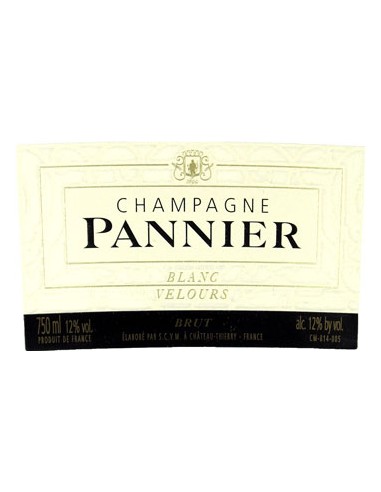 Velours Blanc - Brut - Champagne Pannier