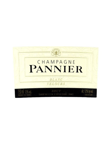 Velours Blanc - Brut - Champagne Pannier