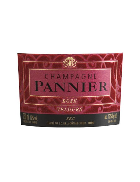 Velours Rosé - Brut - Champagne Pannier - Chai N°5