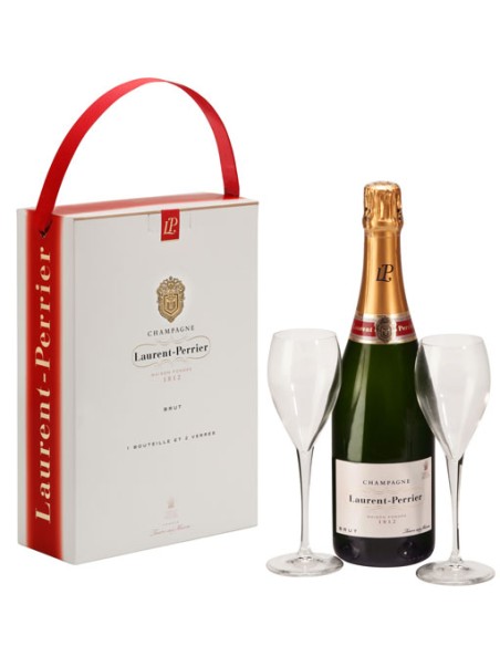 Coffret Brut + 2 Coupes - Laurent Perrier - Chai N°5