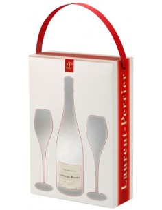 Champagne Coffret Louis Roederer Brut Premier + 2 Coupes - Chai N°5