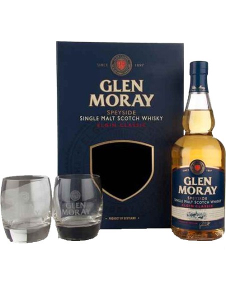 Coffret + 2 Verres  - Port Cask Finish - Glen Moray