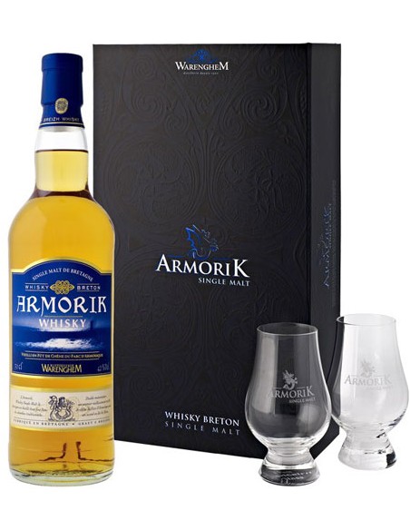 Coffret + 2 Verres Armorik - Double Maturation - Chai N°5