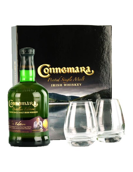 Coffret + 2 Verres - Distillers Edition - Connemara - Chai N°5