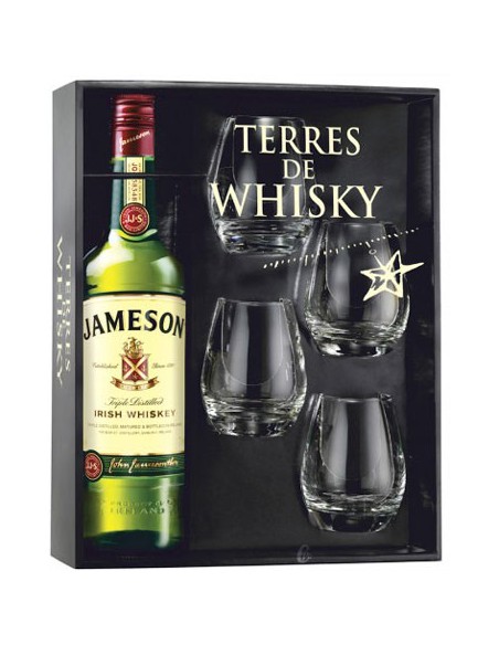 Coffret + 4 Verres - Original - Jameson