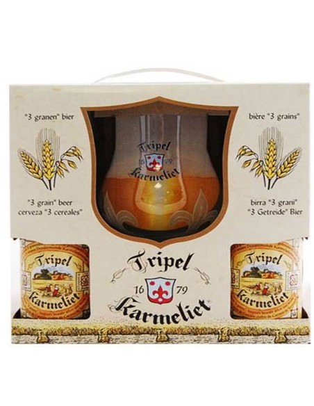 Coffret 4 Triple Karmeliet 33 cl + 1 Verre - Chai N°5