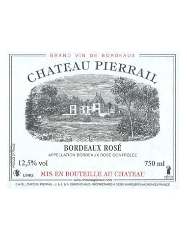 Château Pierrail Rosé 2015 - Chai N°5