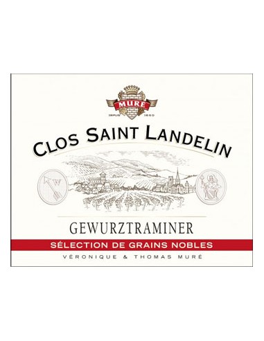Vin Gewurztraminer 2015 SGN Clos St Landelin - René Muré - Chai N°5