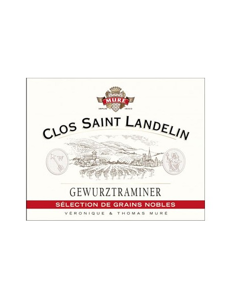 Vin Gewurztraminer 2015 SGN Clos St Landelin - René Muré - Chai N°5