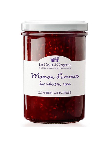 Maman d'Amour, Confiture de Framboise - La Cour d'Orgères