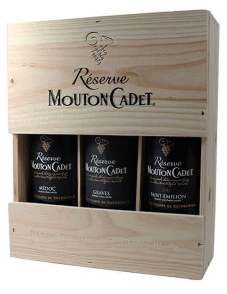 Caisse Bois Mouton Cadet Réserve 2015 - Baron Philippe de Rotschild - Chai N°5