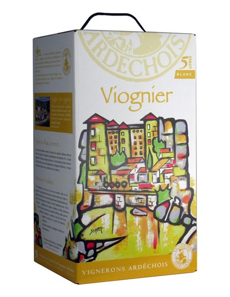 Bib Viognier 5 L - Les Vignerons Ardéchois - Chai N°5