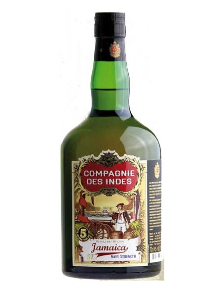 Rhum Compagnie des Indes Jamaïca 5 ans Navy Strength - Chai N°5