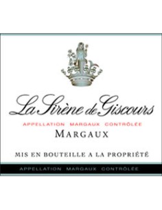 Vin La Sirène de Giscours 2016 Margaux - Chai N°5 2