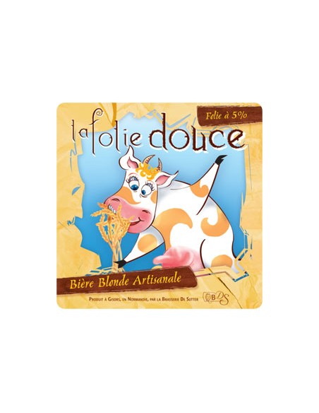 Bière Folie Douce Blonde 33 cl - Chai N°5