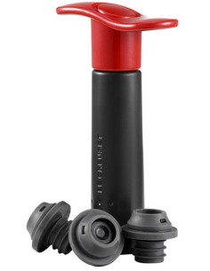 Pompe à Vin + 3 Bouchons Rouge WA 137 - Le Creuset - Chai N°5
