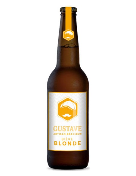 Bière Gustave Blonde 33 cl - Chai N°5