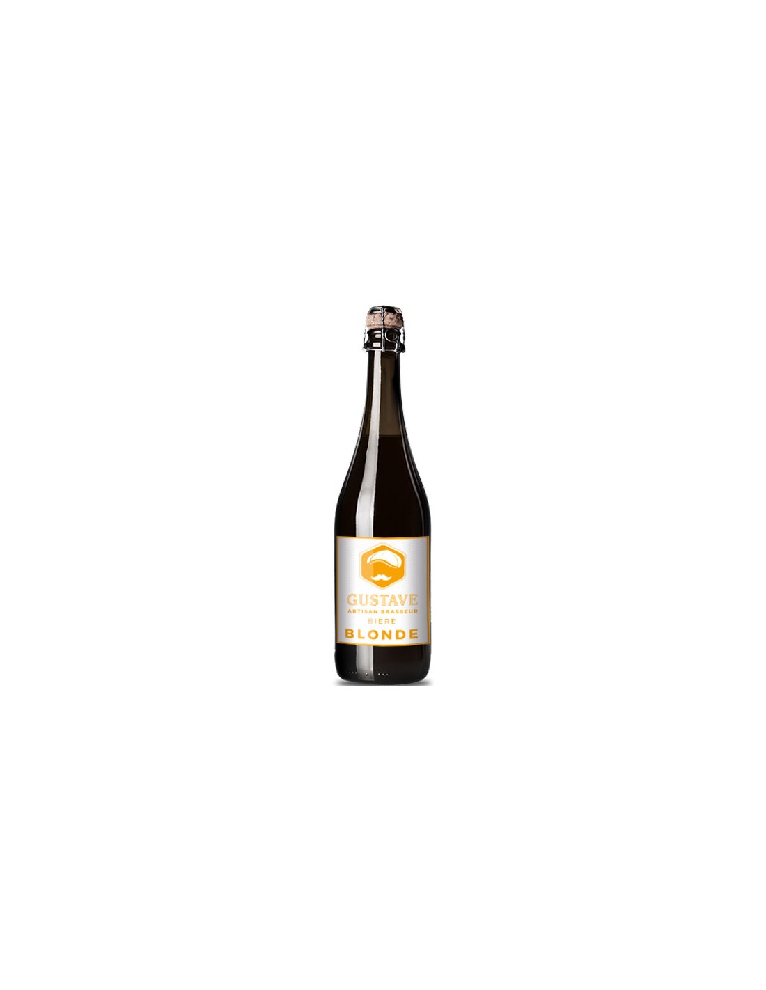 Bière Gustave Blonde 75 Cl 52 Au Coeur Du Malt Chai N°5