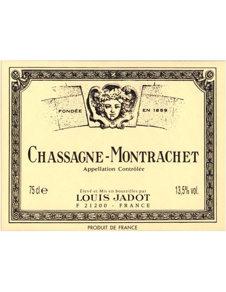 Vin Chassagne-Montrachet Rouge 2018 - Louis Jadot - Chai N°5