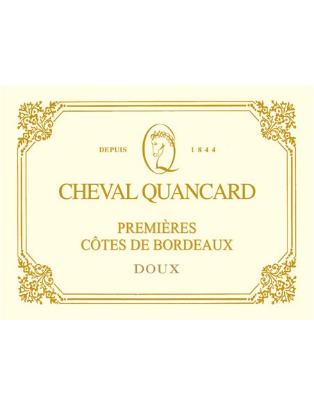 Vin Apertus Doux - Cheval Quancard - Chai N°5 Vin Apertus Doux - Cheval Quancard - Chai N°5