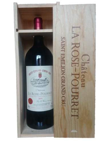 Vin Château La Rose-Pourret 2014 Saint-Emilion Grand Cru - Magnum Caisse Bois - Chai N°5