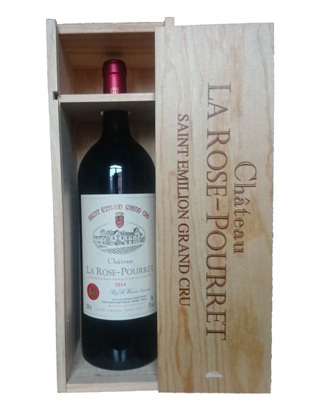 Vin Château La Rose-Pourret 2014 Saint-Emilion Grand Cru - Magnum Caisse Bois - Chai N°5