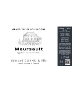 Vin Meursault du Domaine Edmond Cornu & Fils - Chai N°5 2