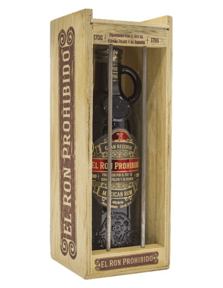 Rhum El Ron Prohibido 15 ans Gran Reserva en Coffret - Chai N°5