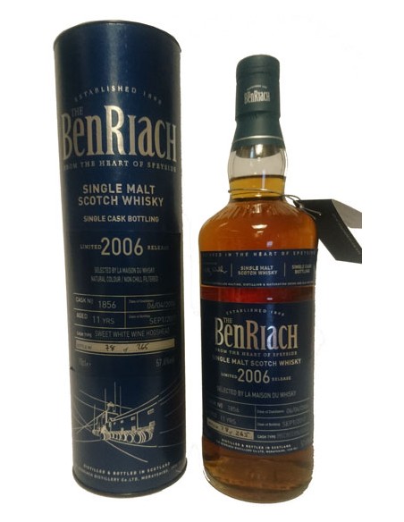 Whisky Benriach 11 ans 2006 Fûts de Sauternes - Chai N°5