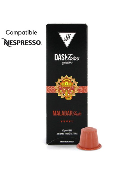 Café Capsules Malabar Origine Inde - Chai N°5