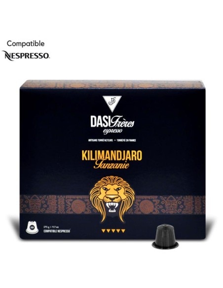 Café Capsules Kilimandjaro Tanzanie par 50 - Chai N°5