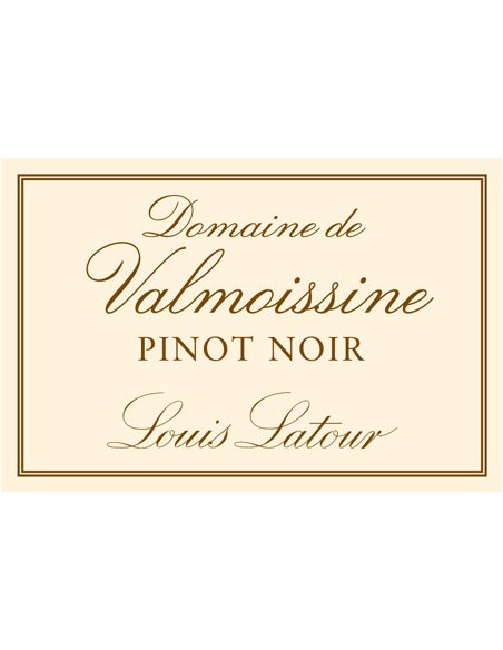 Vin Pinot Noir 2015 Domaine de Valmoissine - Maison Louis Latour - Chai N°5