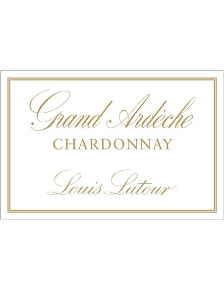 Vin Grand Ardèche Chardonnay - Maison Louis Latour - Chai N°5