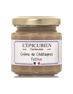 Tartinables Crème de Châtaignes Festive 100g - L'Epicurien - Chai N°5