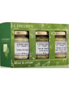 Tartinables Coffret Retour au Potager 3x100g - L'Epicurien - Chai N°5