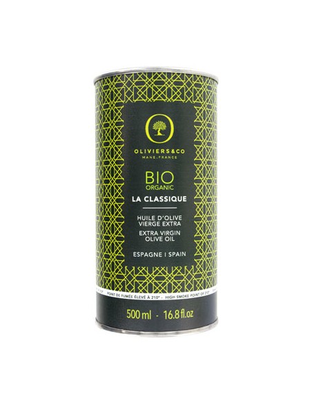 Huile d'Olive Vierge Extra " La Classique " Bio 500 ml - Oliviers & Co - Chai N°5