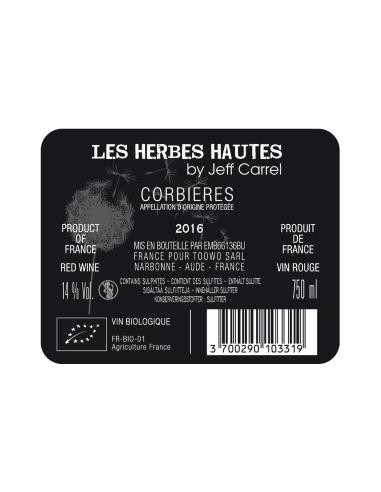 Vin Les Herbes Hautes - Jeff Carrel - Chai N°5