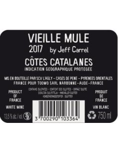 Vin Vieille Mule 2017 By Jeff Carrel - Chai N°5