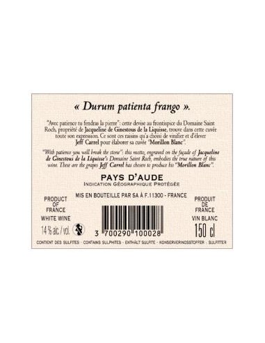 Vin Morillon Blanc en Magnum - By Jeff Carrel - Chai N°5