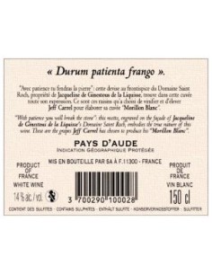 Vin Morillon Blanc By Jeff Carrel - Chai N°5 2