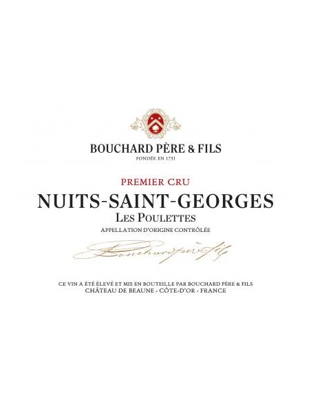 Nuits-Saint-Georges Les Poulettes - Bouchard Père & Fils