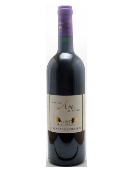 Vin Château Ame de Musset 2012 Lalande de Pomerol - Chai N°5