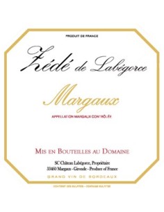 Vin Zédé de Labégorce Margaux - Chai N°5 2