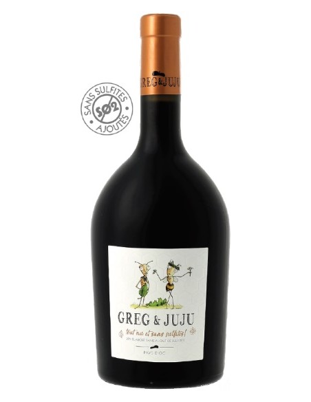 Vin Greg & Juju Rouge Sans Sulfites - Domaine Robert Vic - Chai N°5