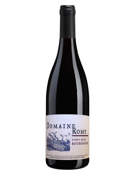 Vin Bourgogne Pinot Noir 2019 du Domaine Romy - Chai N°5