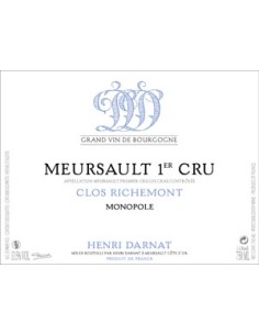 Vin Meursault Premier Cru Clos Richemont Monopole 2015 - Henri Darnat - Chai N°5 2