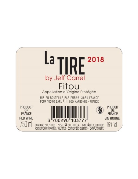 Vin La Tire - Jeff Carrel - Chai N°5