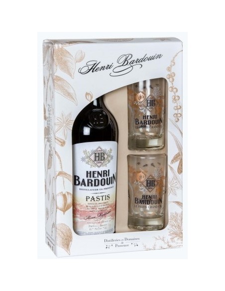 Les Anisés Pastis Henri Bardouin Grand Cru en Coffret - Chai N°5