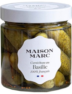 Cornichons au Basilic 250g - Maison Marc - Chai N°5