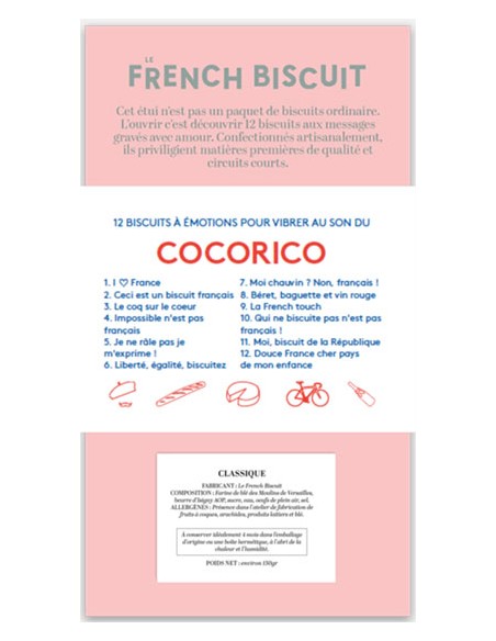French Biscuit Cocorico - Chai N°5